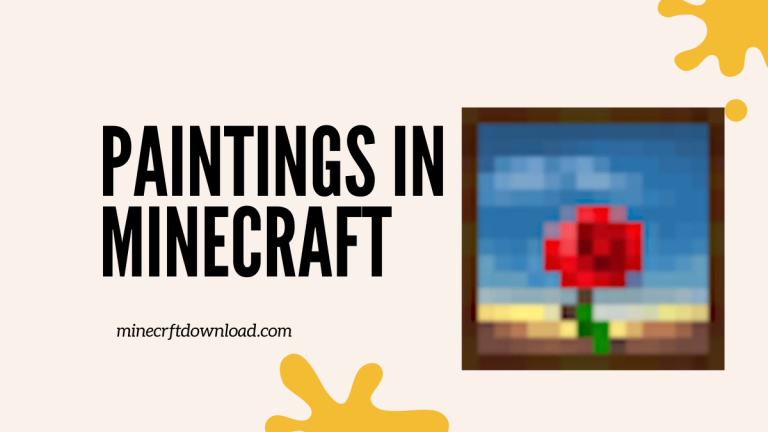 Paintings in Minecraft